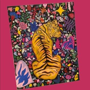 GORGEOUS HAND PAINTED TIGER